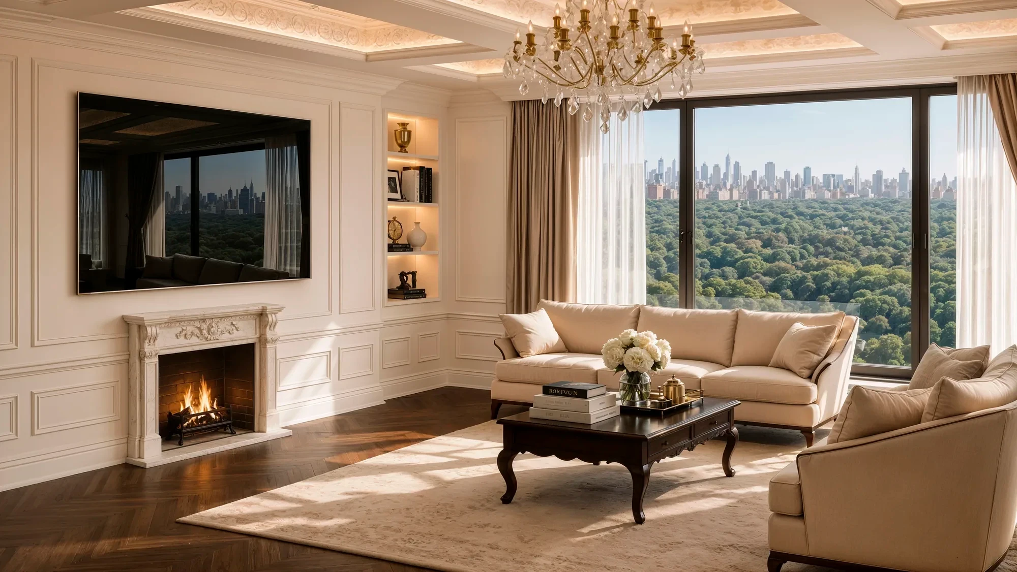 New York Residence living room
